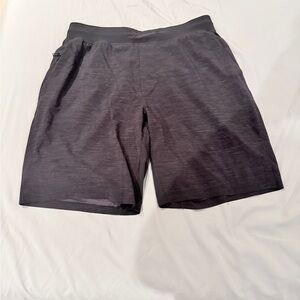 Lululemon Men's Black T.H.E. Linerless Shorts 9” Inseam